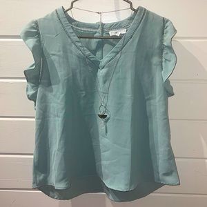 Cute Teal Blouse by Mine